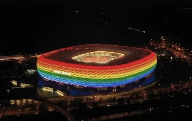 El Allianz Arena se quiere pintar con los colores de la bandera LGBT+ en protesta contra Hungría