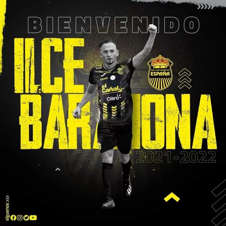 Oficial: Real España da la bienvenida al volante Ilce Barahona