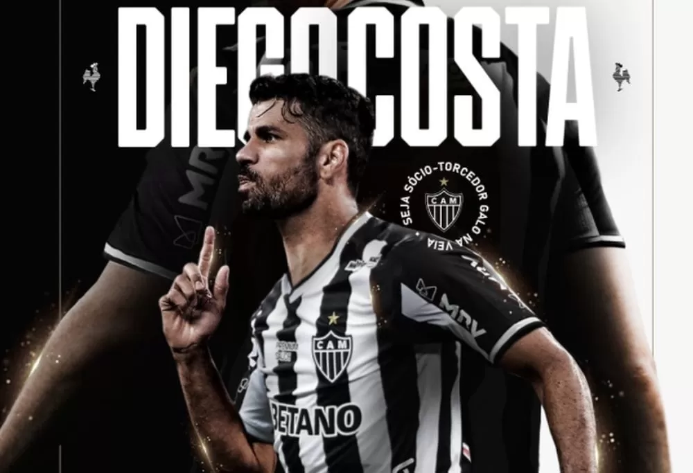 Diego Costa jugará en Brasil fichando por el Atlético Mineiro