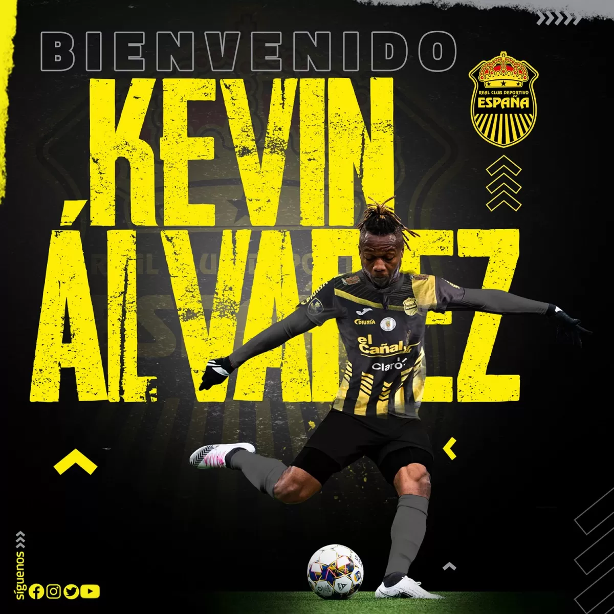 Kevin Álvarez jugará en Real España