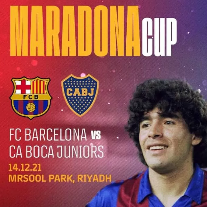 Barcelona anunció amistoso ante Boca Juniors en homenaje a Maradona