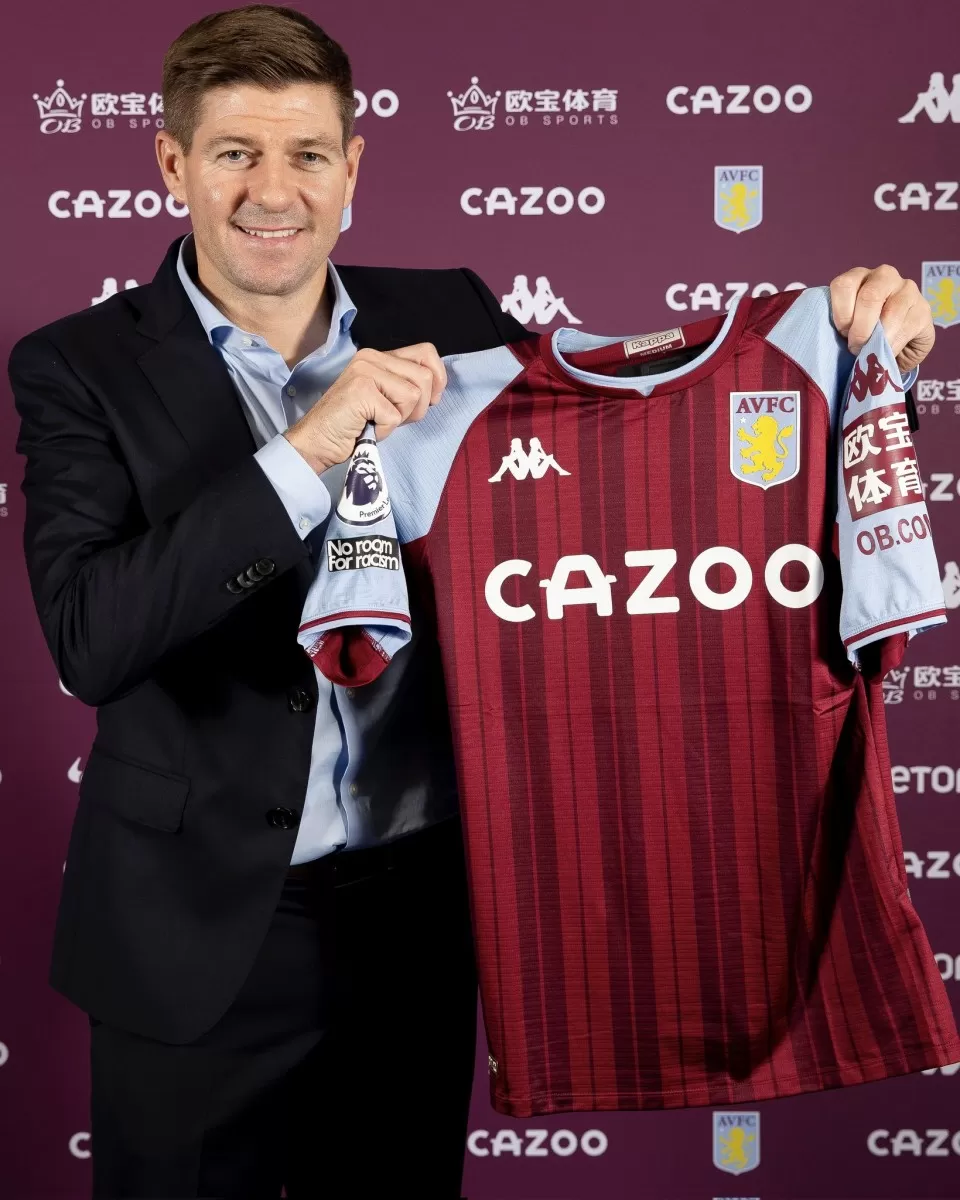 Steven Gerrard vuelve a la Premier: nuevo entrenador del Aston Villa