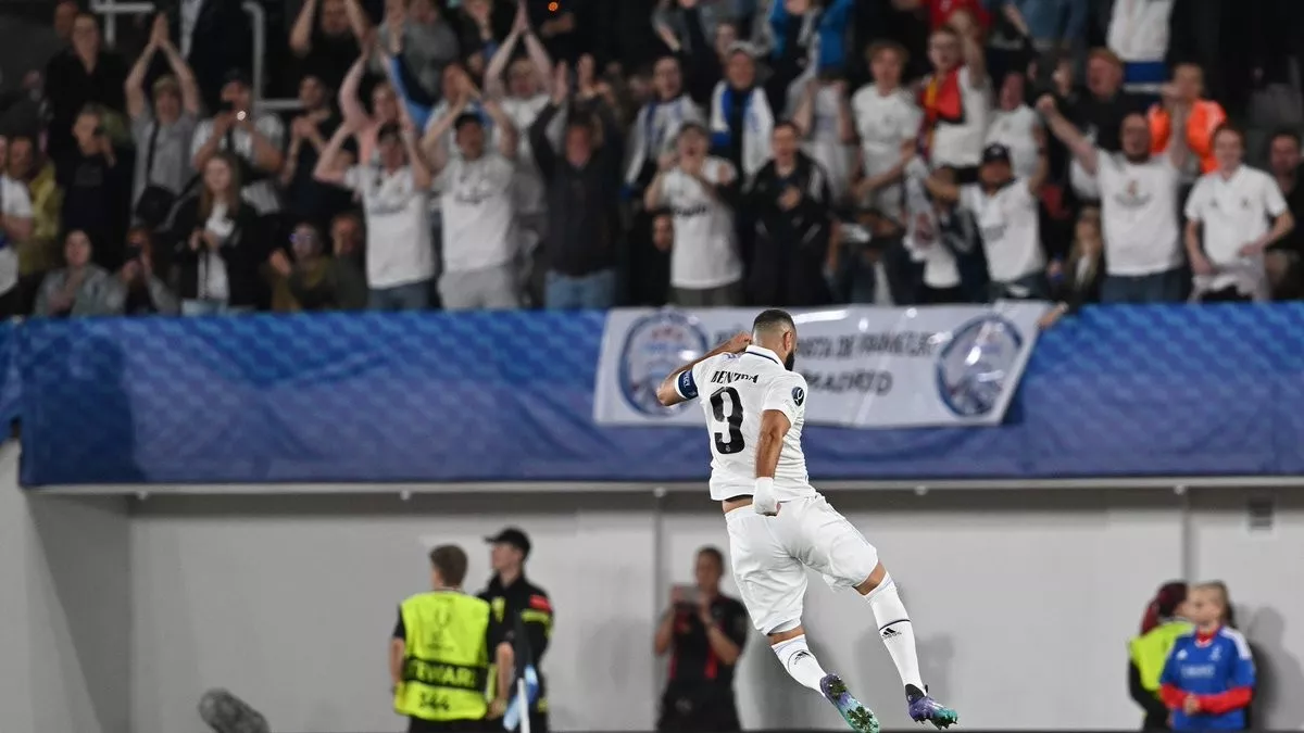 Benzema supera a Raúl y se ubica como el segundo goleador histórico del Real Madrid