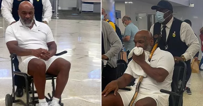 ¿Ex campeón mundial Mike Tyson en silla de ruedas?