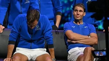 Rafael Nadal lloró como un niño en la despedida de Federer