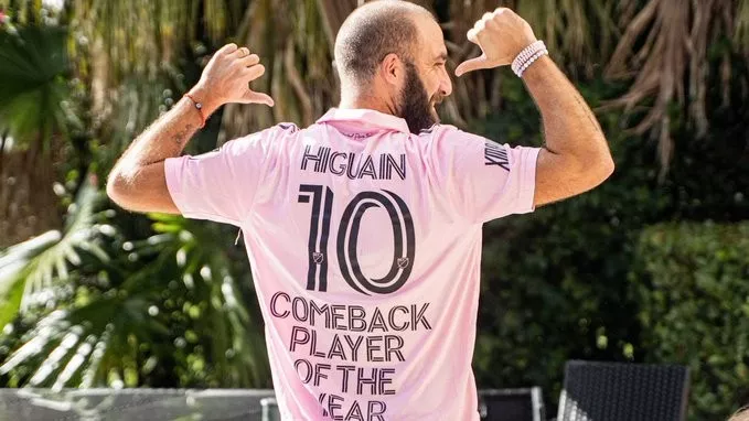 Pipita Higuaín es el Jugador con Espíritu de Superación en MLS
