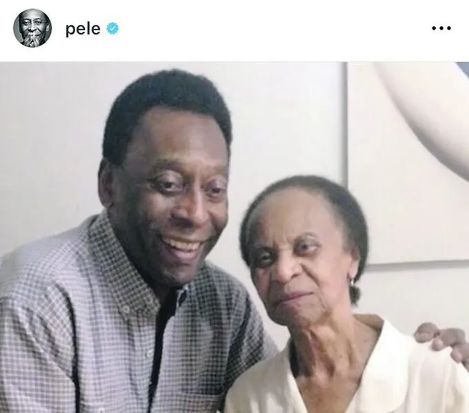 La mamá de Pelé no sabe del fallecimiento de su hijo