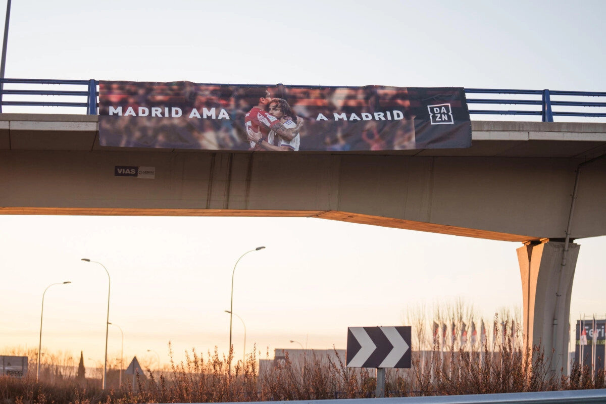 "Madrid ama a Madrid", la pancarta contra el odio antes del derbi
