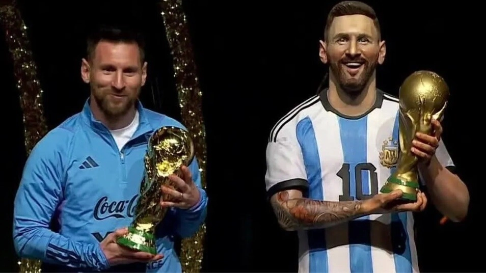 Honran a Lionel Messi con estatua en la Conmebol