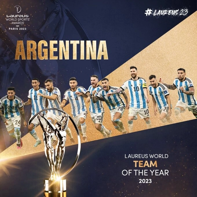 La selección argentina gana el Premio Laureus