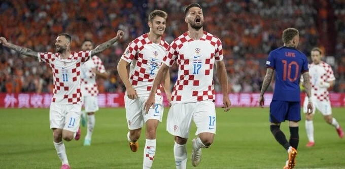 Croacia golea a Holanda en la Liga de Naciones de Europa 1