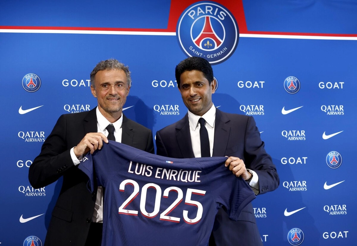 Luis Enrique, presentado como entrenador del París Saint Germain