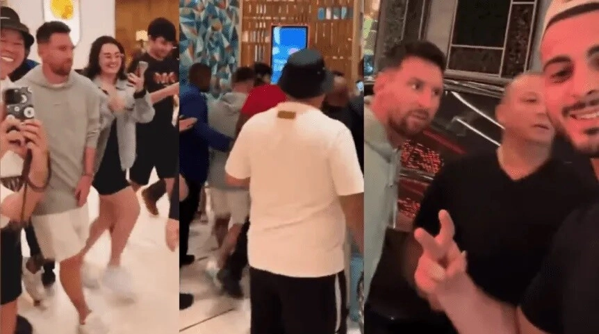 Messi desata la locura en centro comercial de Miami
