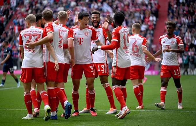 Otra goleada apabullante del Bayern en Alemania