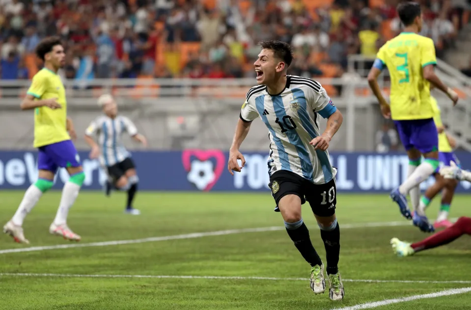 Argentina golea a Brasil y lo elimina del Mundial Sub-17