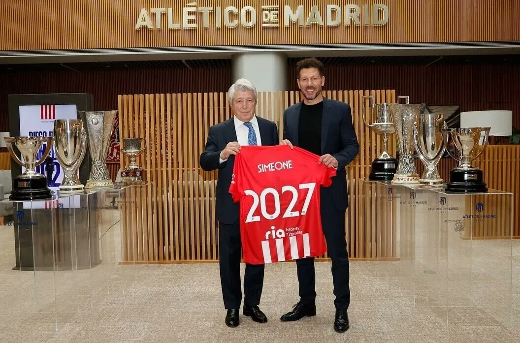 Atlético de Madrid anuncia la renovación del Cholo Simeone