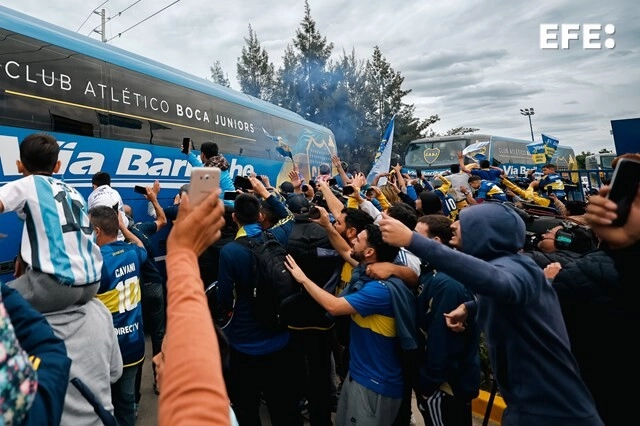 Boca Juniors partió rumbo a Río de Janeiro a buscar la séptima Copa Libertadores