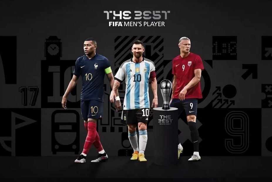 Messi, Haaland y Mbappé, finalistas al premio The Best