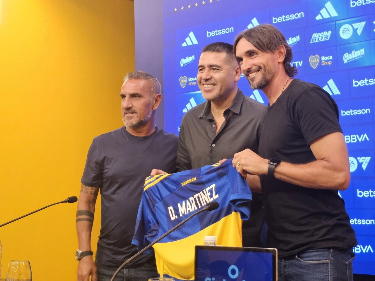 Boca presenta como nuevo DT a Diego Martínez, quien se define como «maduro» y «preparado»
