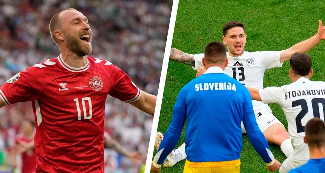 Empate emocionante entre Dinamarca y Eslovenia en la Eurocopa