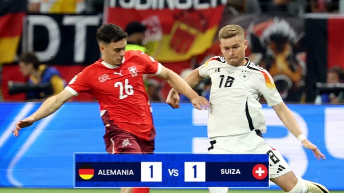 EUROCOPA | Alemania evita la derrota ante Suiza en los últimos minutos del partido